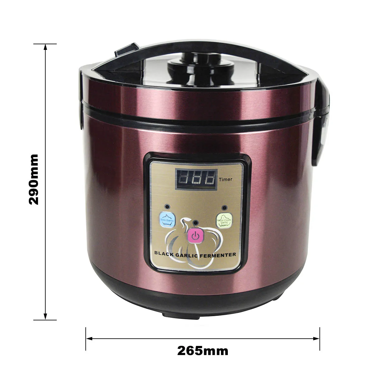 Full Automatic Black Garlic Fermenter 6L Home Kitchen DIY Zymolysis Making Pot Household Fermenting Machine EU/US 220v 110v