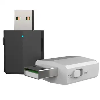 

USB Adapter Audio Transmitter Receiver 3-in-1 3.5mm Mini Aux Adapter PC TV Stereo Sound System Headphones Devices