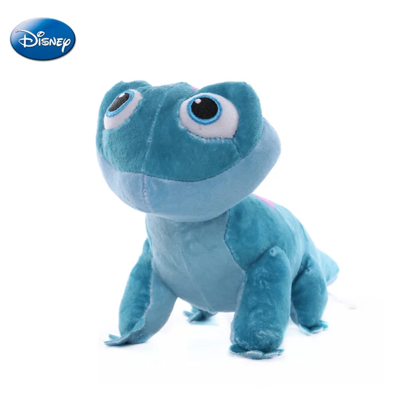

Disney Frozen 2 Peripheral Lizard Bruni Elsa Olaf Toys Chameleon Plush doll pendant doll doll toy key pendant children's gift