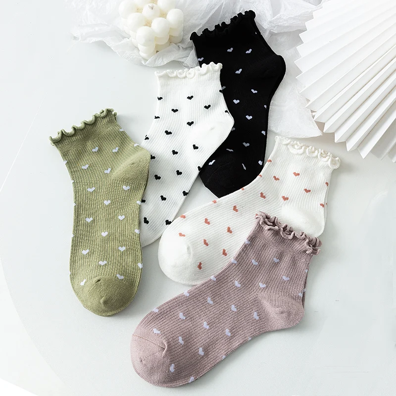 frilly japan cute socks ruffle kawaii harajuku women calcetines mujer chaussette femme skarpetki damskie white happy cotton sock frilly japan cute socks ruffle kawaii harajuku women calcetines mujer chaussette femme skarpetki damskie white happy cotton sock
