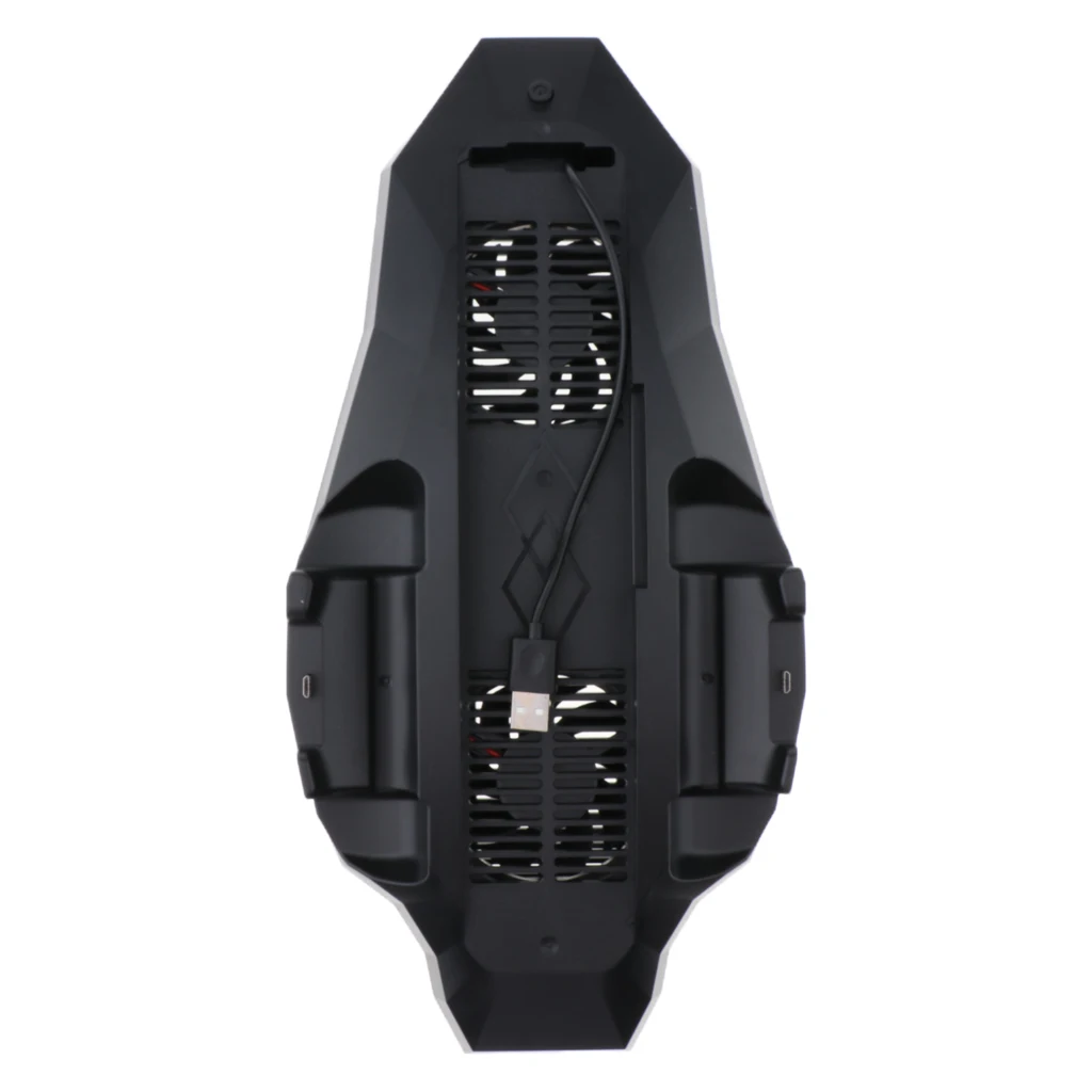 Vertical Stand with Cooling USB 2.0 Hub Fan for Sony PS4 Pro, Controller Charging Station for Playstation 4 Pro Game Consoles