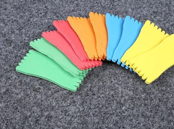 

6*14 Cm Sponge Foam Wire-rap Board Small Spools Fishing Line Set of Tools Fishing Tackle Accessories
