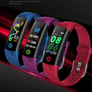 

S5 Smart Bracelet Fitness Tracker waterproof Smart Wristband Heart Rate Monitor Activity Tracker Blood Oxygen Sport Smart Band
