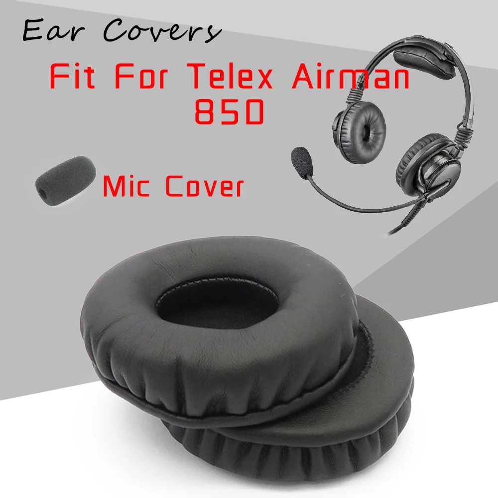 

Ear Pads For Telex Airman 850 Headphone Earpads Replacement Headset Ear Pad PU Leather Sponge Foam