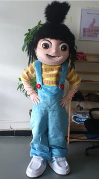 

Ohlees Curly girl mascot costume picture is example only,do custom according to customer design