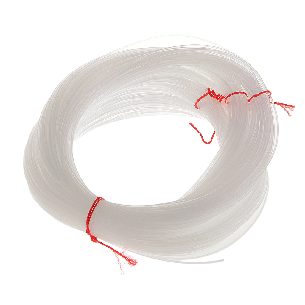 Anezus Fishing Line Nylon String Cord Clear Fluorocarbon Strong Monofilament Fis 