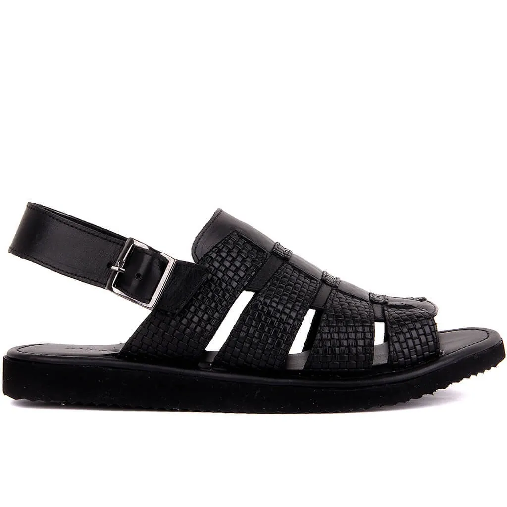 Sail-Lakers Men Genuine Leather Sandals Summer Classic Men Shoes Slippers Soft Sandals Men Roman Comfortable Walking Footwear