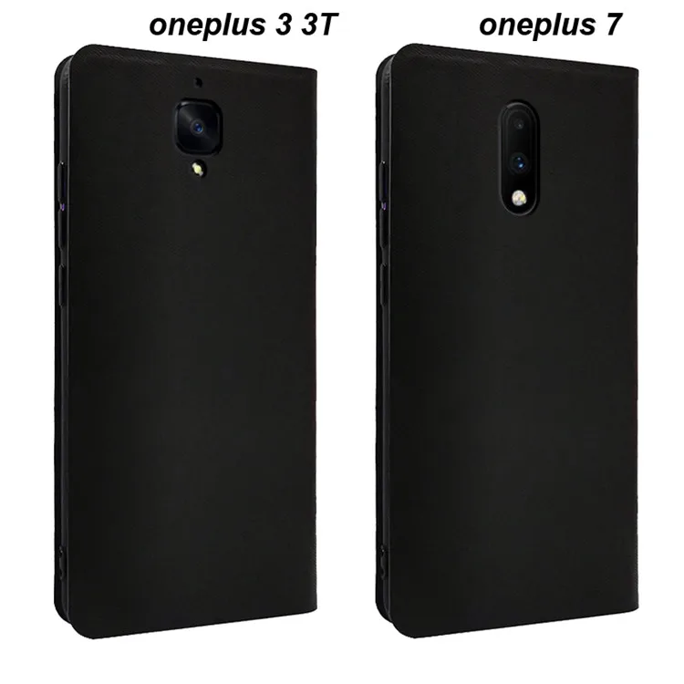 Чехол для oneplus 3, 3T, 5, 5, 6, 6, 7, 7 T, ультра тонкий кожаный флип-чехол для one plus 1+ 7, 6, 5, 3 T, задний Чехол s с подставкой