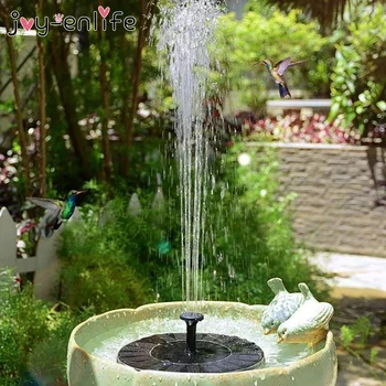 

Mini Solar Power Water Fountain Waterfall Pool Pond Outdoor Bird Bath Floating Water Pump Patio Landscape Garden Decoration