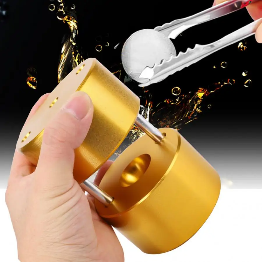 

Ice Cube Maker Ice Making Mold High Quality Durable Ball Shape Tool for Bars Homes Whiskey Party Bar Tools