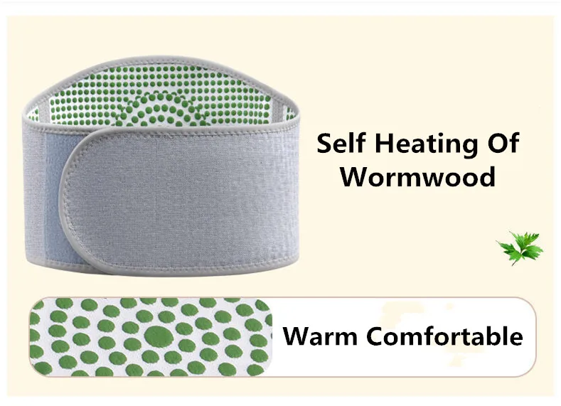 2022New Fashion Wormwood Self Heating Belt Chinese Mugwort Menstrual Period Warm Waist Abdomen Stomach Cold Spring Winter Unisex webbing belt