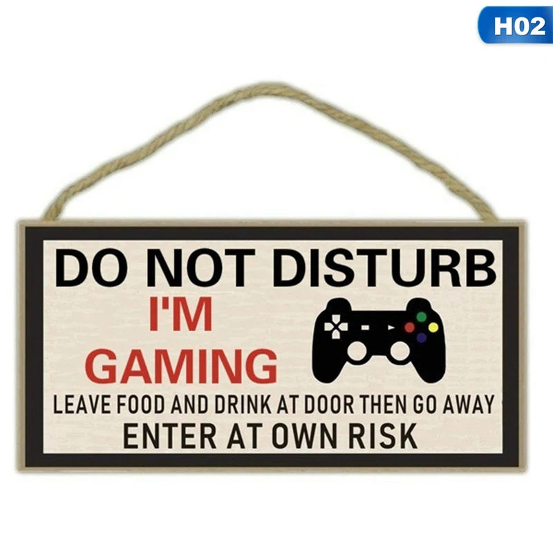 

Anti-disturb Keep Out Gamer At Play Wood Door Funny Novelty Bedroom Decoration Listing Christmas Birthday Gift For Son Brother