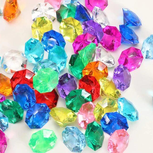 Treasure Chest Party Favor Toys Kids Diamonds Jewels Gems Bulk Gemstones And Crystals Boys Girls Funny Gifts Goodie Bag Fillers 3