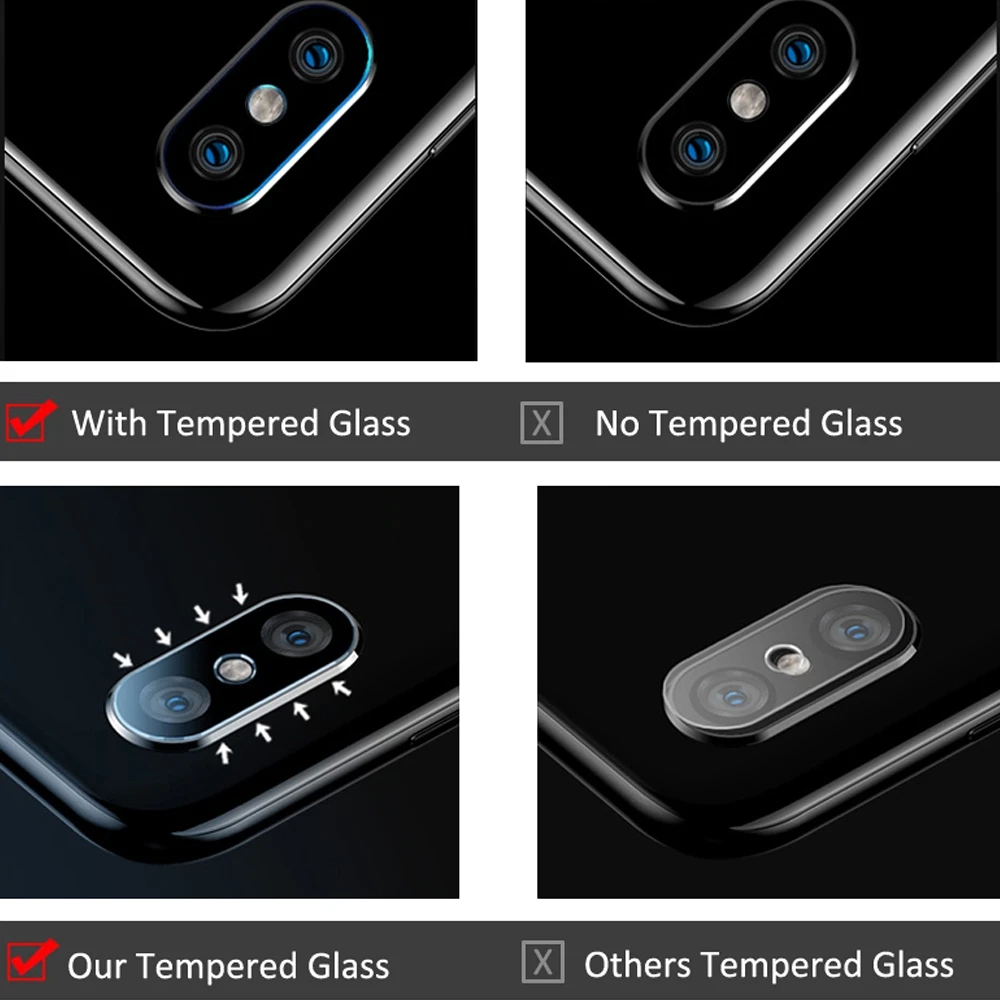 For Xiaomi Redmi K20 / Redmi K20 Pro Rear Camera Lens Protector Transparent Rear Camera Tempered Glass Film for Xiaomi