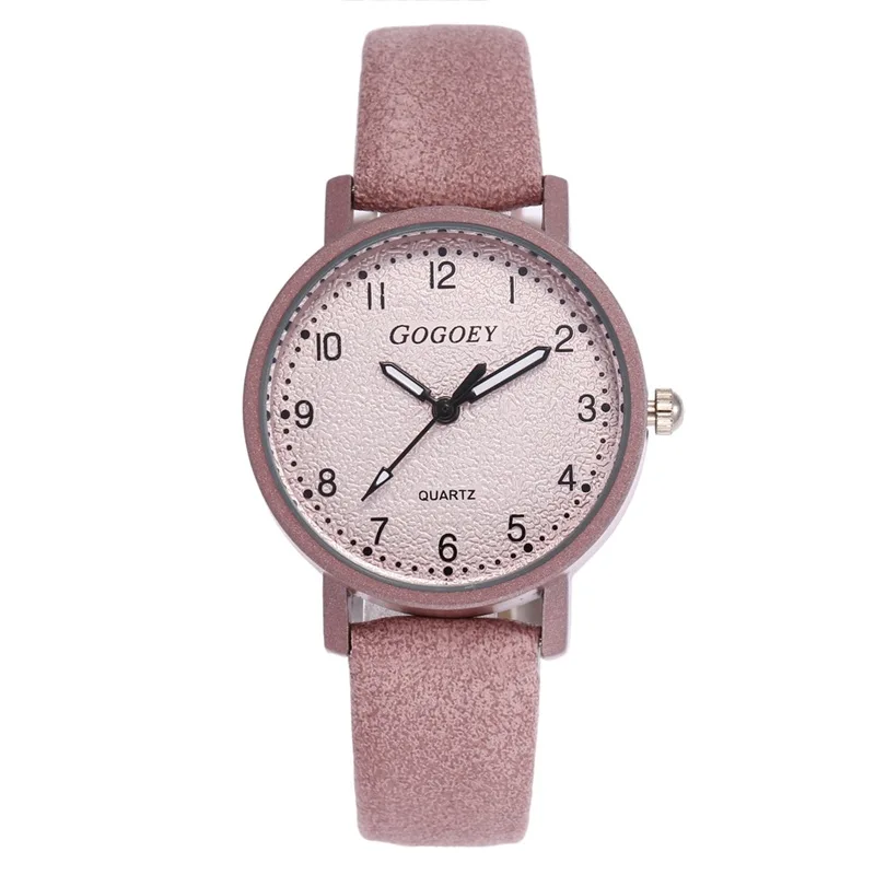 

Solid Color Cool Casual GIRL'S Watch Artistic MORI Series Stone Pattern Shallow Matte Retro Quartz Watch Women's