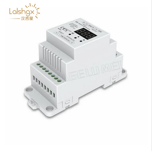 

High quality DC5V 12V 24V DMX512 signal to SPI Converter DMX decoder controller support 6803/8806/2811/2812/2801/3001/9813 IC