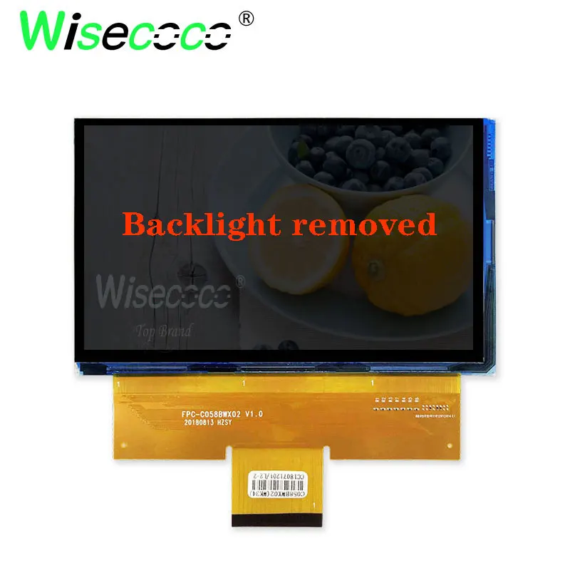 

Wisecoco 5,8 дюймов без подсветки ЖК-экран 1280*800 Дисплей для 3D принтера проект