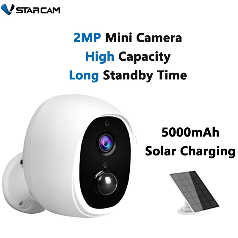 『Video Surveillance!!!』- Vstarcam New Outdoor Security Cameras
Wireless Indoor Solar Battery Mini 1080HD Low-power Consumption Smart
Home With Phone App