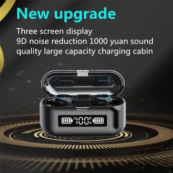 

Wireless Earphone Bluetooth 5.0 Earphone TWS HIFI Mini In-ear Sports Running Headset Support iOS/Android Phones HD Call