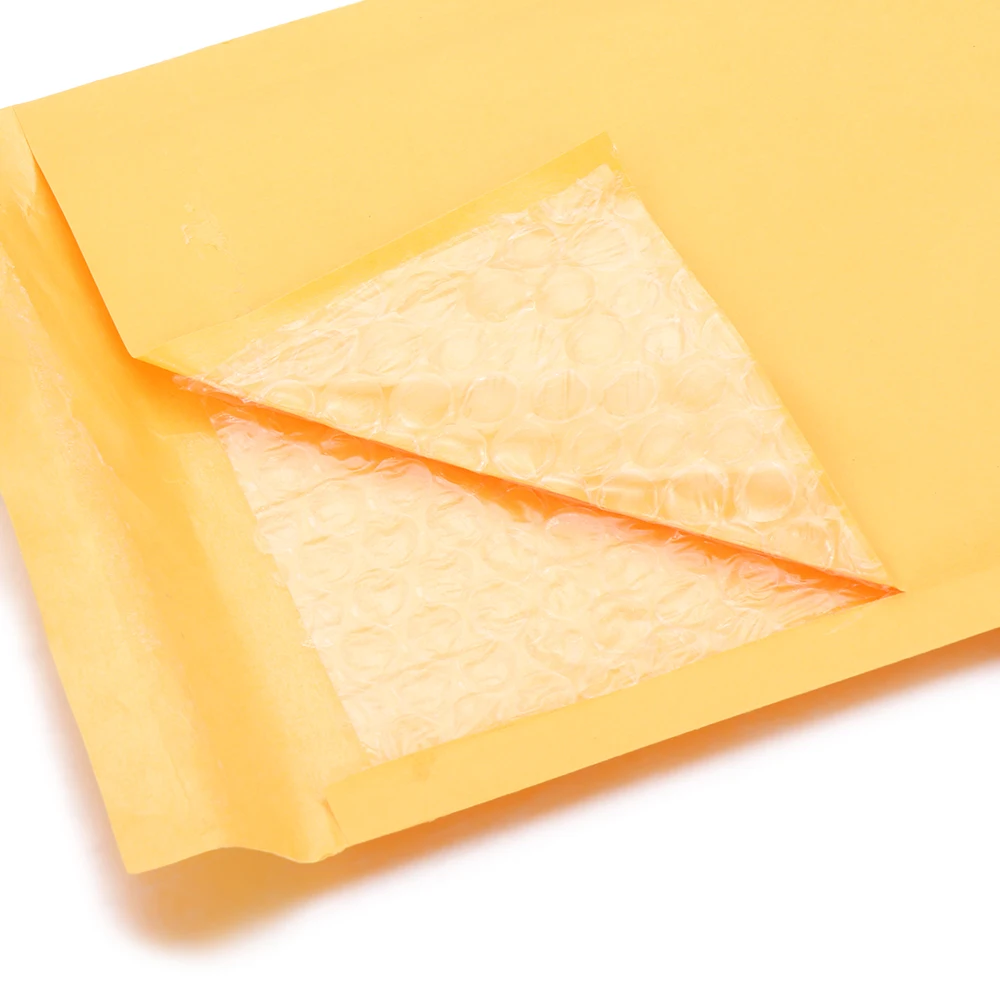 5PCS Kraft Paper Bubble Bubble Shipping Bag Kraft Mailers Padded Envelopes Shipping Envelope Bag Courier Storage Bags