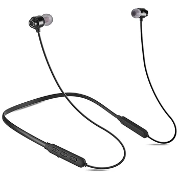 

Bluetooth Headphones V5.1 netic Neckband Earbuds with Microphone Auto Pairing 12H Playtime HD Sound Stereo Bass
