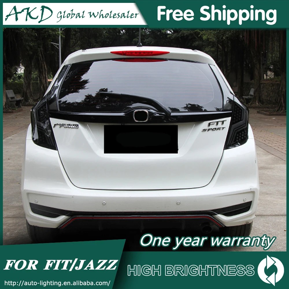 Задняя фара для автомобиля Honda FIT 2014 2018 Jazz GK5 задние фонари светодиодные