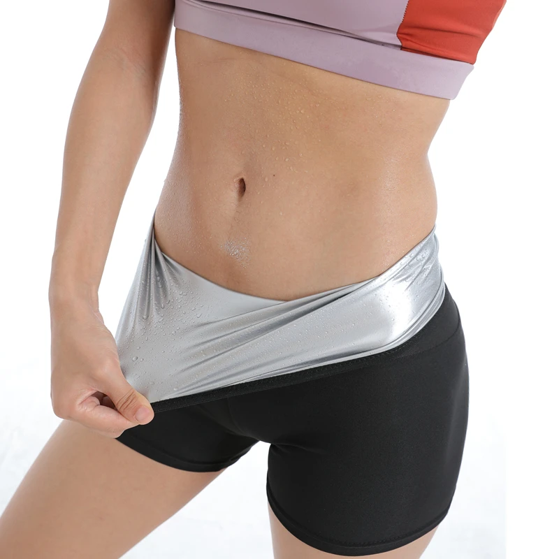 thong shapewear Sauna Leggings for Women Sweat Pants High Waist Compression Slimming Hot Thermo Workout Training Capris Body Shaper plus size shapewear
