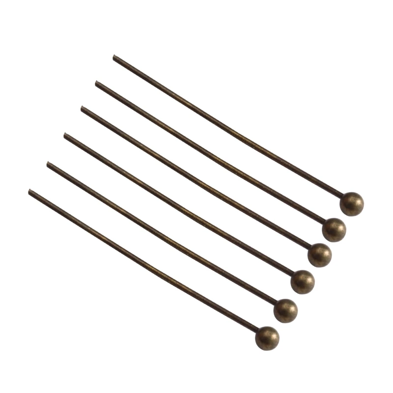 Ball Head AB XINYAO 100/шт. Заколки для головы, булавка для глаз, ювелирное изделие, ожерелье, очаровательные серьги для изготовления ювелирных изделий, DIY аксессуары, шариковые плоские шпильки, иглы - Цвет: Ball Head AB