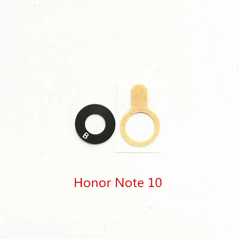 Honor Note 10 Задний объектив задней камеры с Стикеры для Huawei Honor 6X 7A 8A 8C 8X Max 9i 9x9 10 Lite 20 Pro 20i Примечание 10 - Цвет: Honor Note 10
