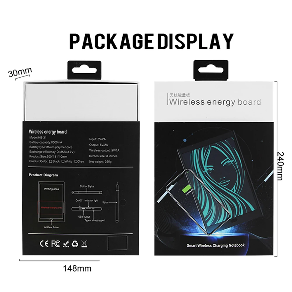 Обучающая Машина lcd power bank для письма планшет многофункциональная беспроводная зарядка сокровище Беспроводная зарядка рисовальные игрушки