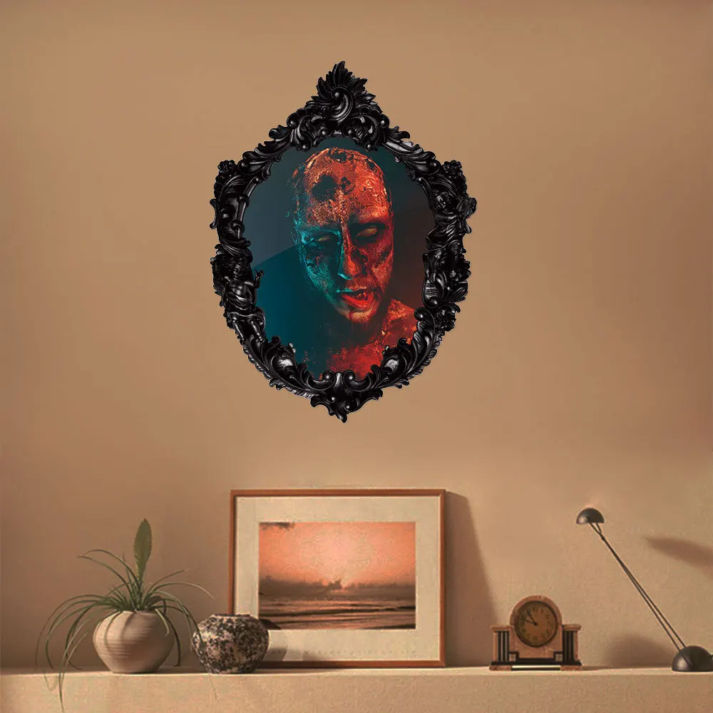 

1 Pcs Horror Zombie Halloween Wall Sticker Creative Painting Living Room Bedroom Decorative Wall Sticker Head Home Decoration