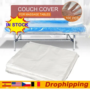 

New 100 Packs Disposable Bed Sheets Travel Bed Sheet Fitted Massage Table Cover Salon SPA Bed Cover Massage Mattress