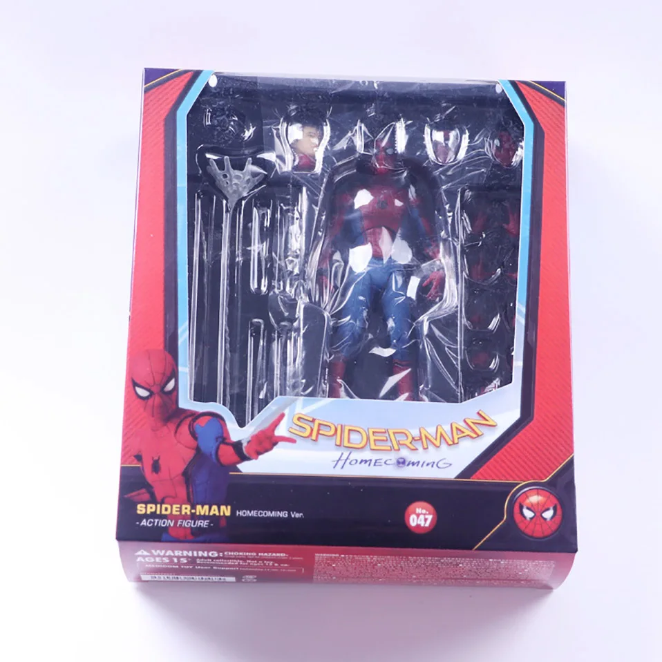 16 см Фигурка Человека-паука игрушка Мстители супер герой Homecoming Человек-паук ПВХ фигурка игрушки Коллекционная модель детская
