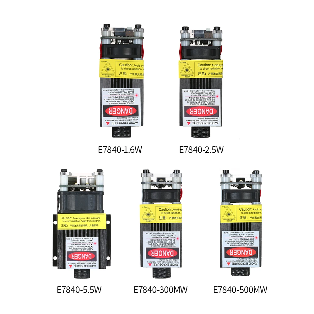 300 mw/500 mw/1600 mw/2500 mw/5500 mw EleksMaker 405-445NM синий лазерный модуль 2,54-3 P ttl/PWM модуляция для DIY лазерного гравера