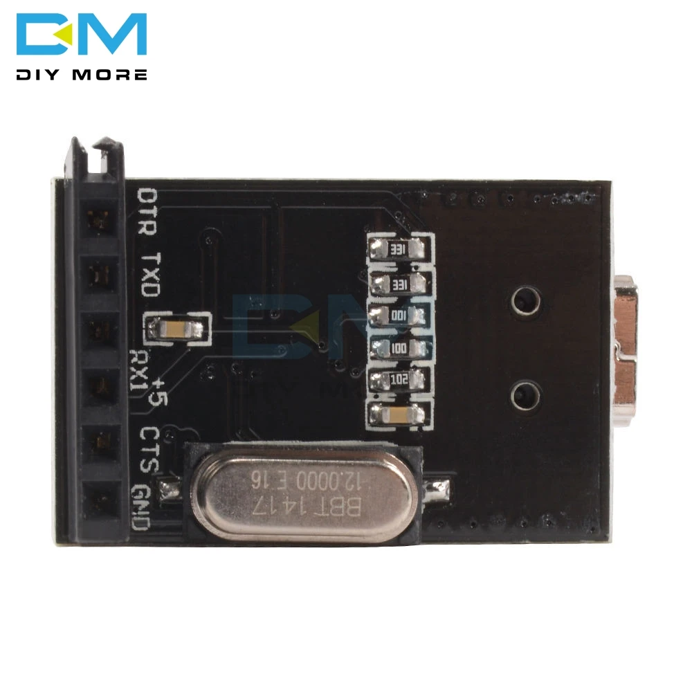 Базовая коммутационная плата FTDI FT232RL USB TTL 6 Контактный Модуль 5 В или программный