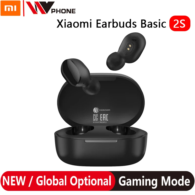 HOT SALES! airdots 2s Xiaomi Mi True Wireless Earbuds Basic 2S Touch Control TWS Bluetooth Earphone Headphones Bluetooth 5.0 Gaming Mode