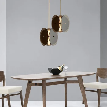 

Post-modern Art Restaurant Pendant Lamp Nordic Simple Dining Table Bedside Bed Three Round Bar Cosmos Pendant Lights hanglamp