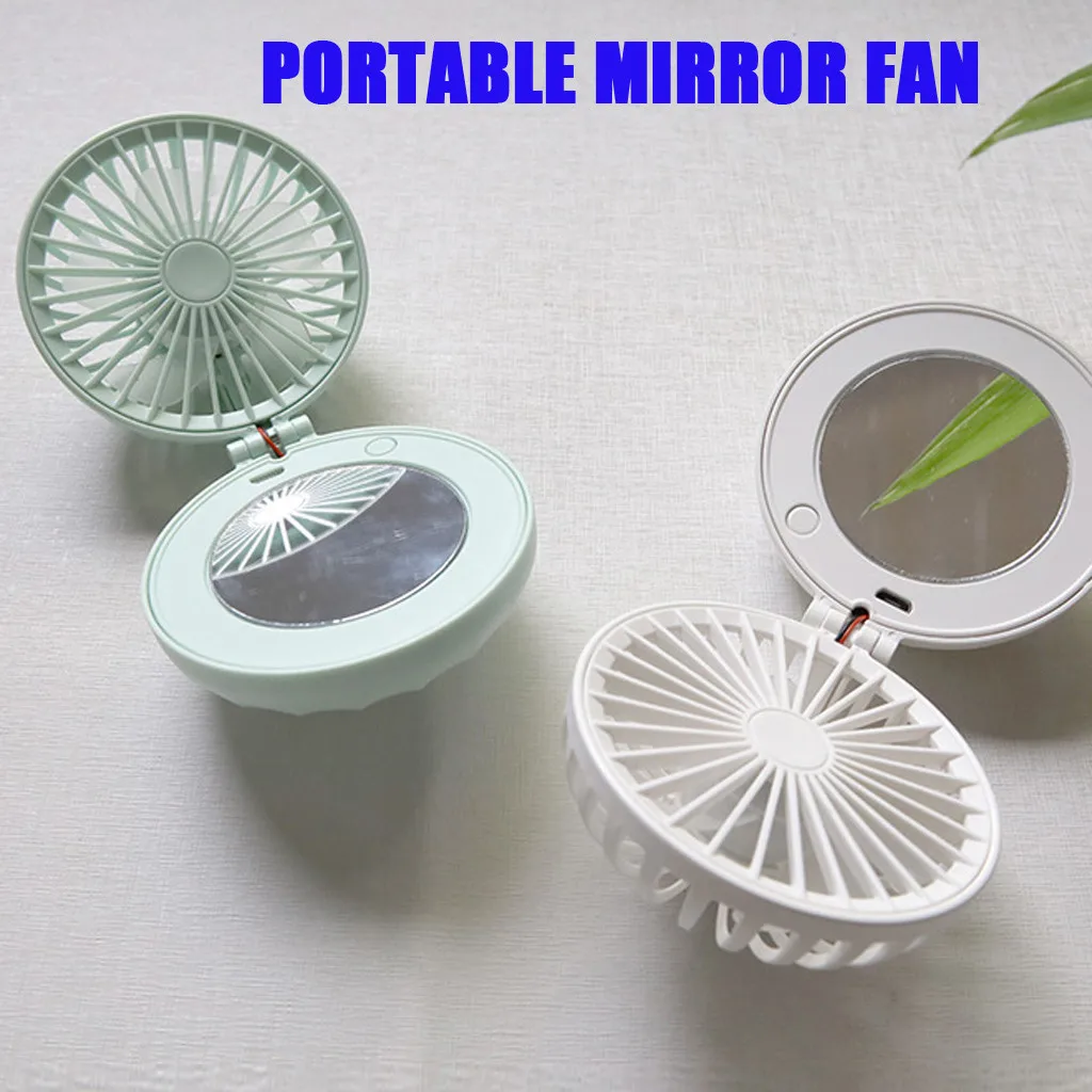 USB Outdoor Handheld Silent Student Portable USB Mini Hand-Held Essential Oil Humidifier Pig Shaped Charging Fan Room