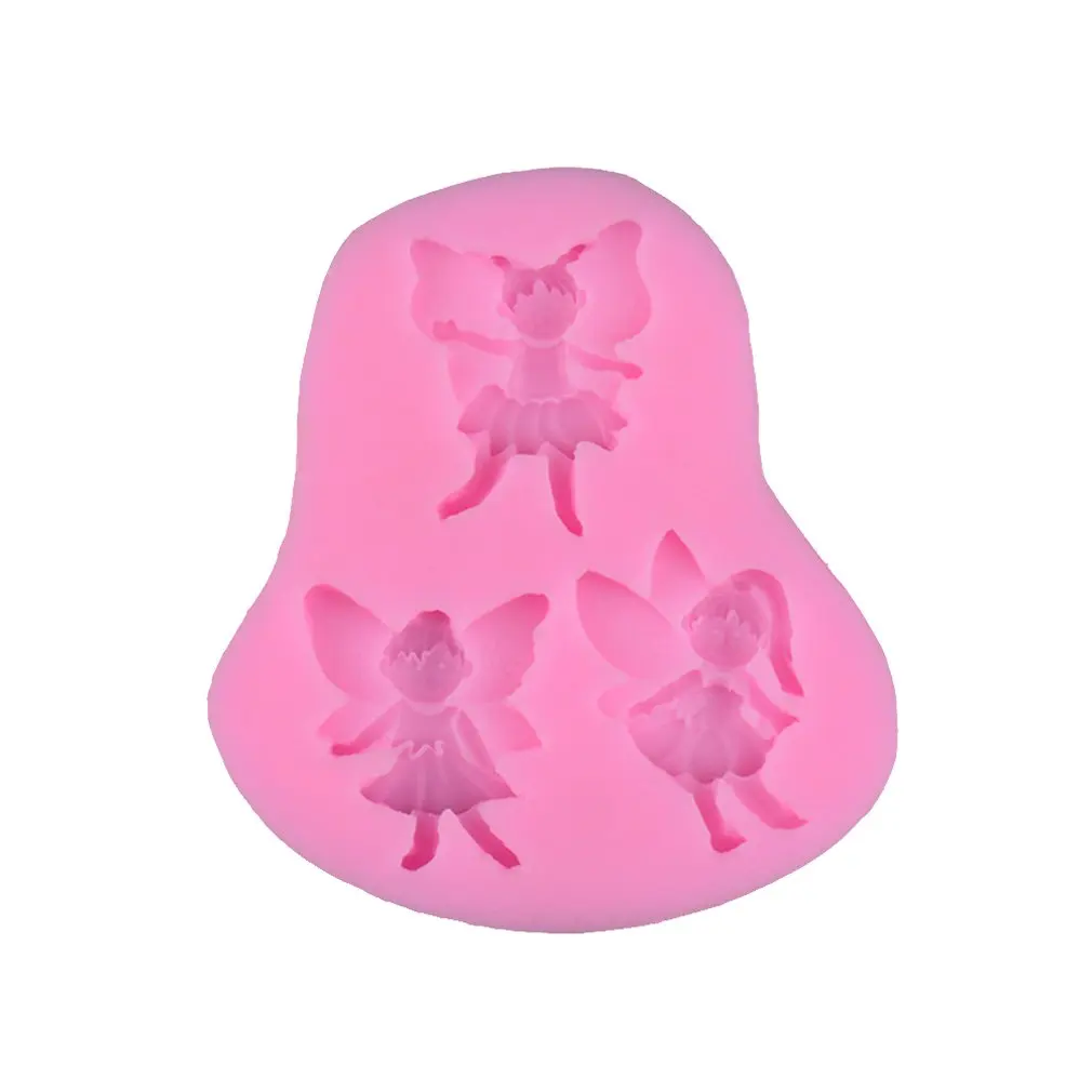3 ангелы fondant (сахарная) форма для выпечки тортов силиконовая торта украшения