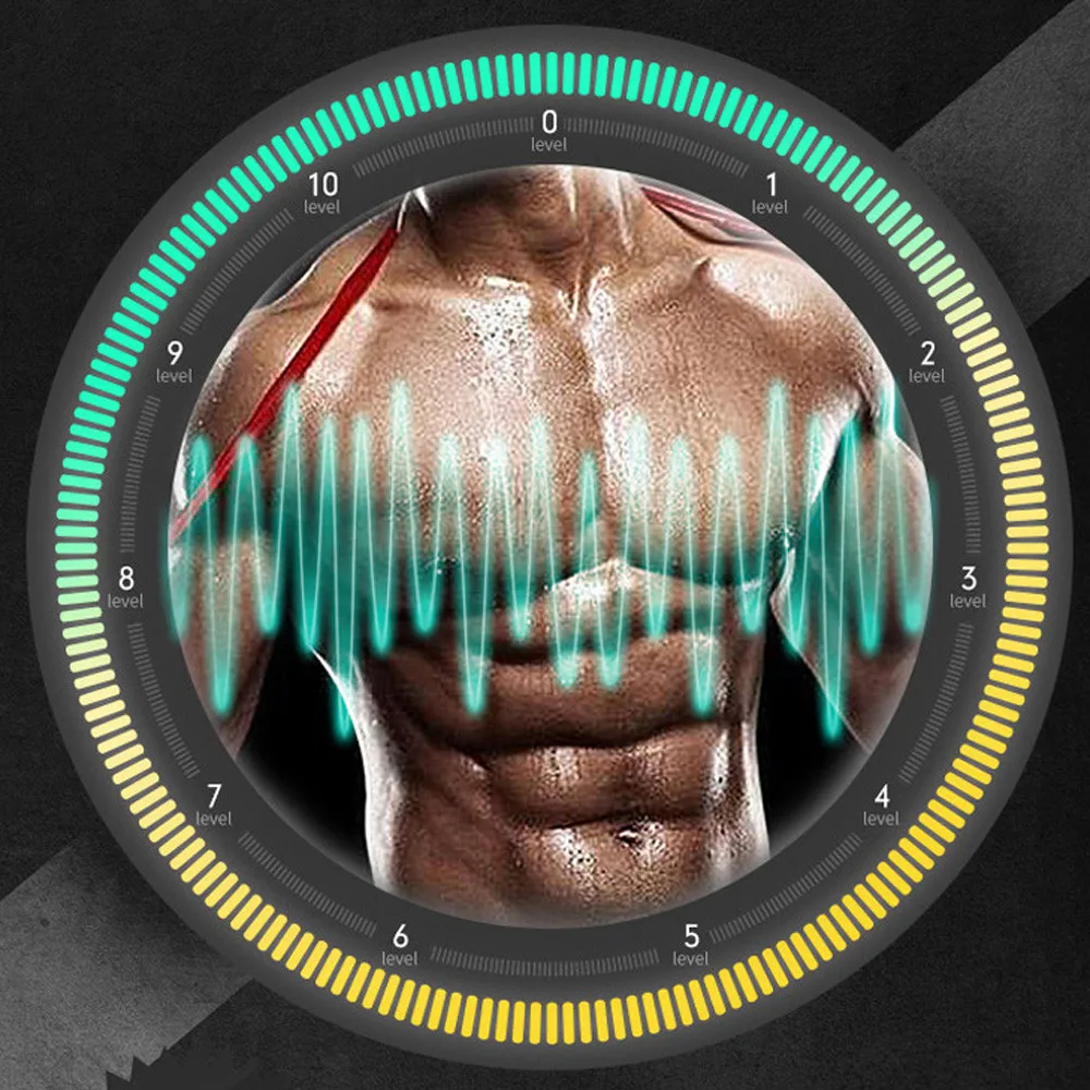 Muscle Trainer Gel Sticker Muscle Simulator Gel Pad Fitness 3Set Pad Abdominal Exerciser Muscle Training Gear Fitpad Gel Pad