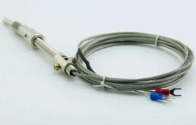 

E type shielded wire:5m compression spring type thermocouple WRNT-01/02 injection molding machine temperature sensor probe