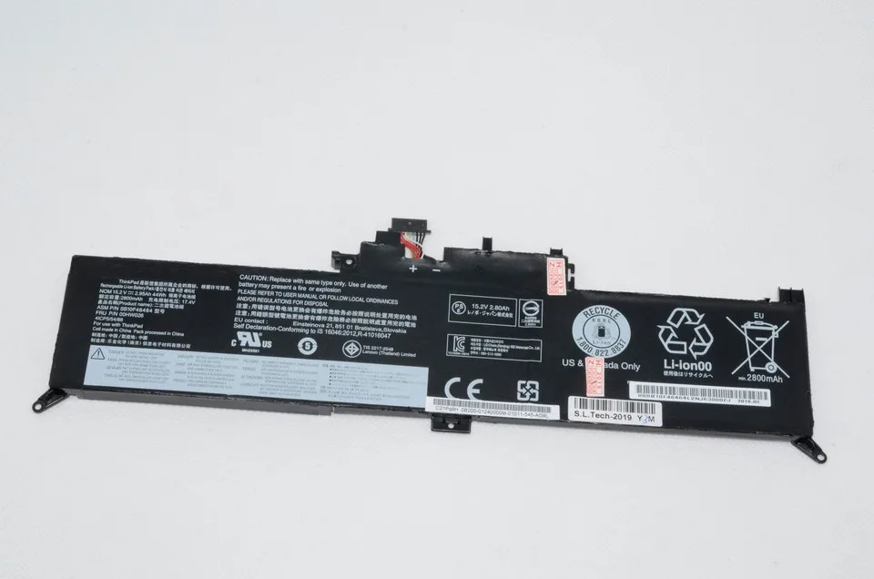 JIGU 15,2 V 51WH аккумулятор для ноутбука 00HW026 00HW027 для lenovo для ThinkPad Yoga 260