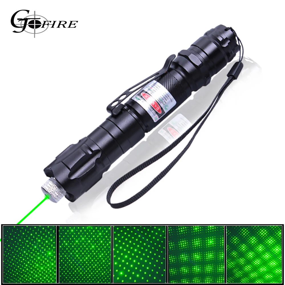 

High Power Green Laser Pointer 5mw Hang-type Outdoor Long Distance Laser Sight Powerful Starry Head Burning Match