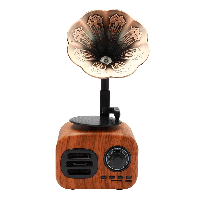 گرامافون اسپیکر چوبی بلوتوثی 18 Hfe0d8cb68fda46b399067291b4add15dY