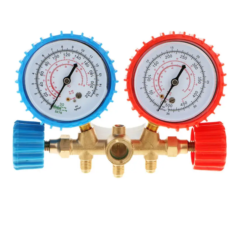 Запчасти манометр 600 PSI Замена кондиционера авто A/C набор комплект