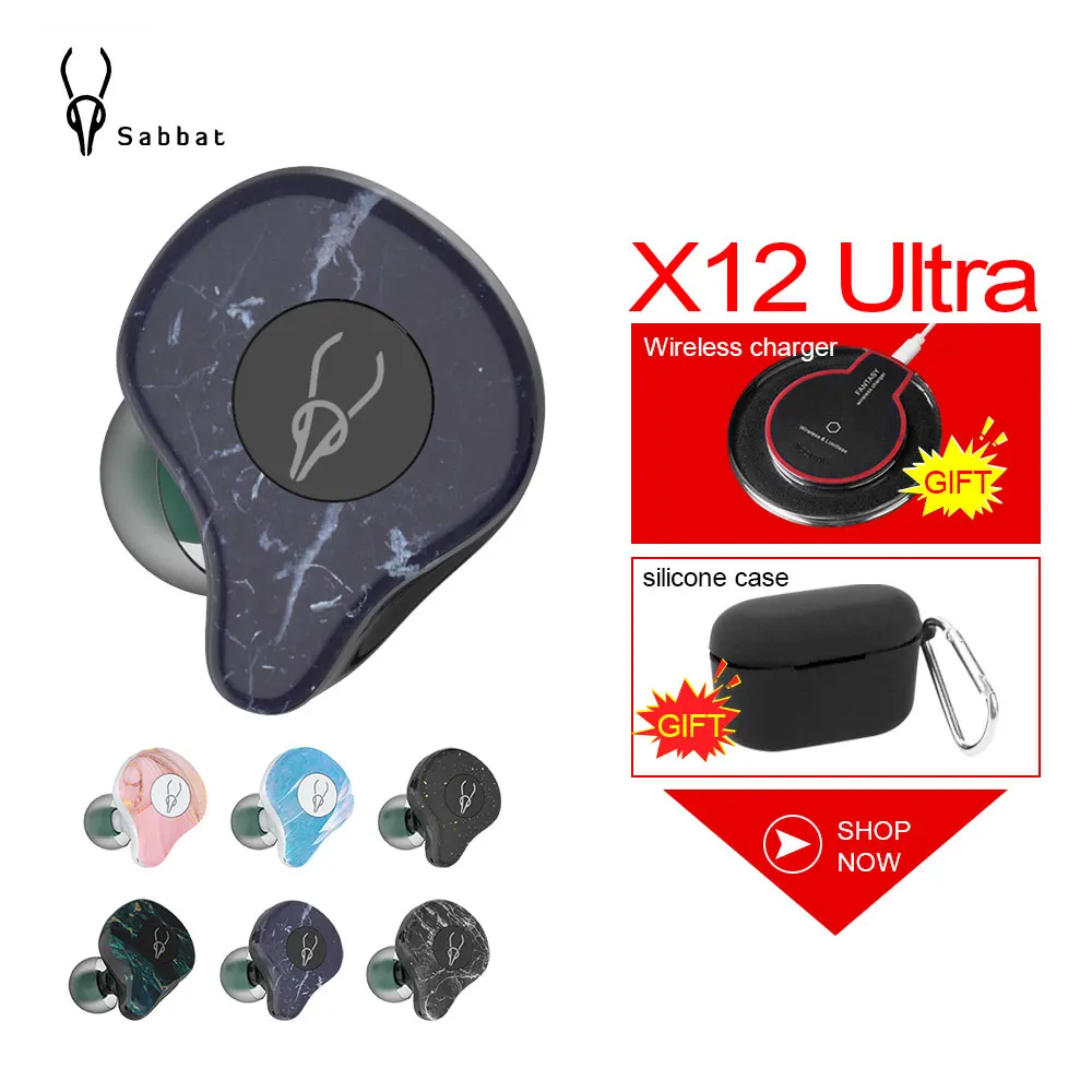 TWS-наушники Sabbat X12 Ultra беспроводные наушники гарнитура Bluetooth 5 0