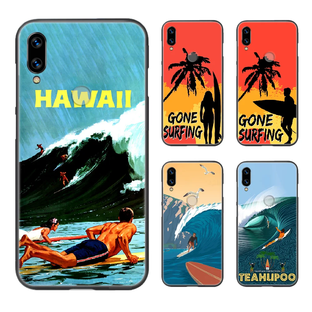 Чехол для телефона серфинга скейтборда корпус XIAOMI Redmi 7a 8a S2 K20 NOTE 5 5a 6 7 8 8t 9 9s pro max