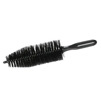 

Black Truck Car Auto Wheel Tire Rim Tapered Brush Cleaning Tool 13.6"