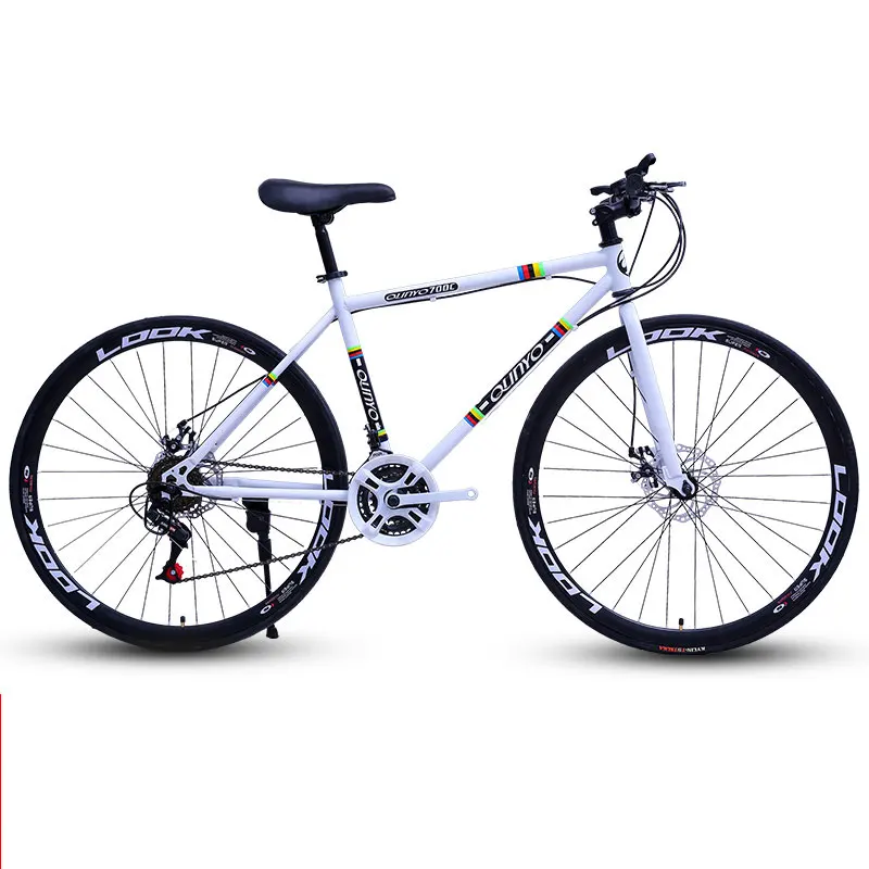 Road Bike Bicycle Double Disc Brake Speed 26 Inch Dead Fly Fixed Gear Man and Women Adult Students New | Спорт и развлечения
