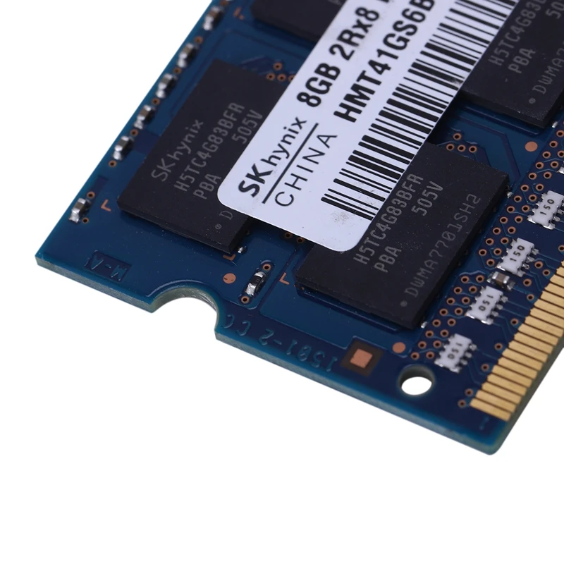 DDR3 8GB 12800 1600MHz 1,35 V ram память для ноутбука notebook 204-PIN SODIMM низкое напряжение Non-ECC двухканальный